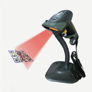 SPEED-X 8300 2D WIRED BARCODE LASER SCANNER WITH STAND