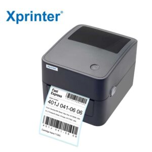 X PRINTER XP-410B 4 INCH THERMAL RECEIPT AND LABEL PRINTER WITH USB INTERFAC,152MMS PRINTING SPEED BLACK COLOUR