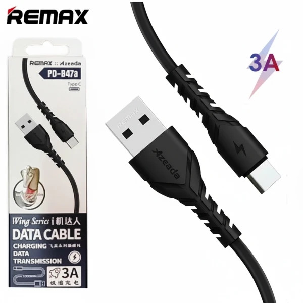 Remax-Proda-Azeada-Data-Transfer-Cable-B47a-Cable-Low-Price-Data-Cables-Fast-Charging-Data-Cables-Under-500Pkr-Fast-Charging-Data-Cables-Near-me-Fast-Charging-Cables-Online-in-Pakistan-Marko.pk