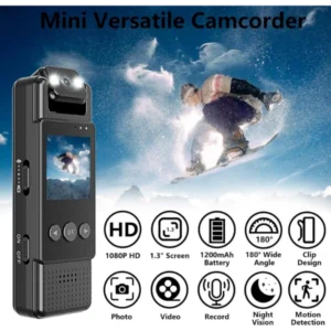 L12 MINI BODY CAMERA WIFI VIDEO RECORDER 1080P WEARABLE NIGHT VISION