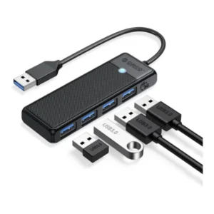 ORICO USB HUB 3.0 4 PORTS PAPW4A-U3-015-BK-EP BLACK COLOR