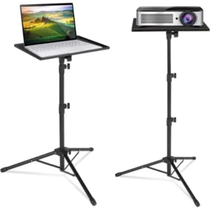 PORTABLE PROJECTOR AND LAPTOP STAND TABLE TRIPOD (HEIGHT ADJUSTABLE 45-120CM)