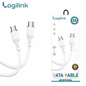 LOGILINK TYPE C TO TYPE C SILICONE FAST CHARGING DATA CABLE 1M (1 YEAR WARRANTY)