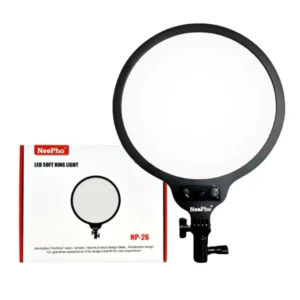 NEEPHO LED SOFT RING LIGHT WITH 360 ROTATING PAN TILT (26/33/36 cm)