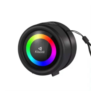 KISONLI S16 TWS DJ POWERED PORTABLE MINI FM RADIO SPEAKER WITH SOFT CORD HANDLE