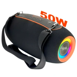Kisonli K8 50w（30w*1+10w*2) Bt/usb/tf/aux/tws/rgb/eq Deep Bass Subwoofer Large Speaker