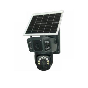 Speedx CA-WC013 PTZ Solar Outdoor 8MP Dual Lens Camera Pan Tilt Pir Motion Detection With V380 Pro App