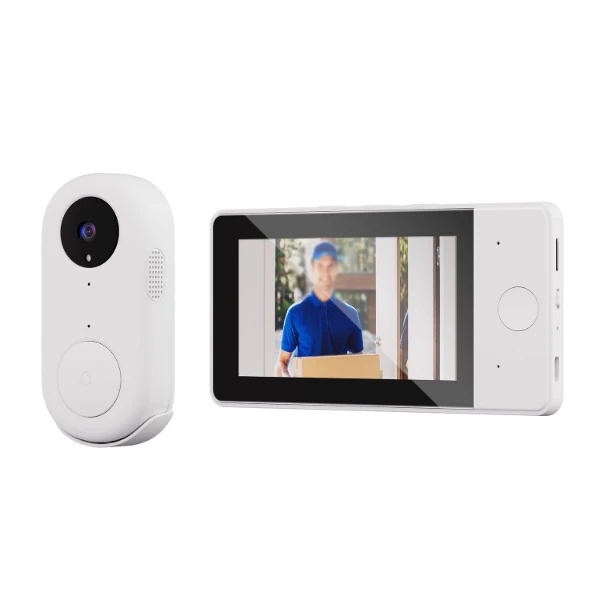 K6 4.3 Inch Wireless Digital Doorbell Front Door Camera With Two-way Intercom