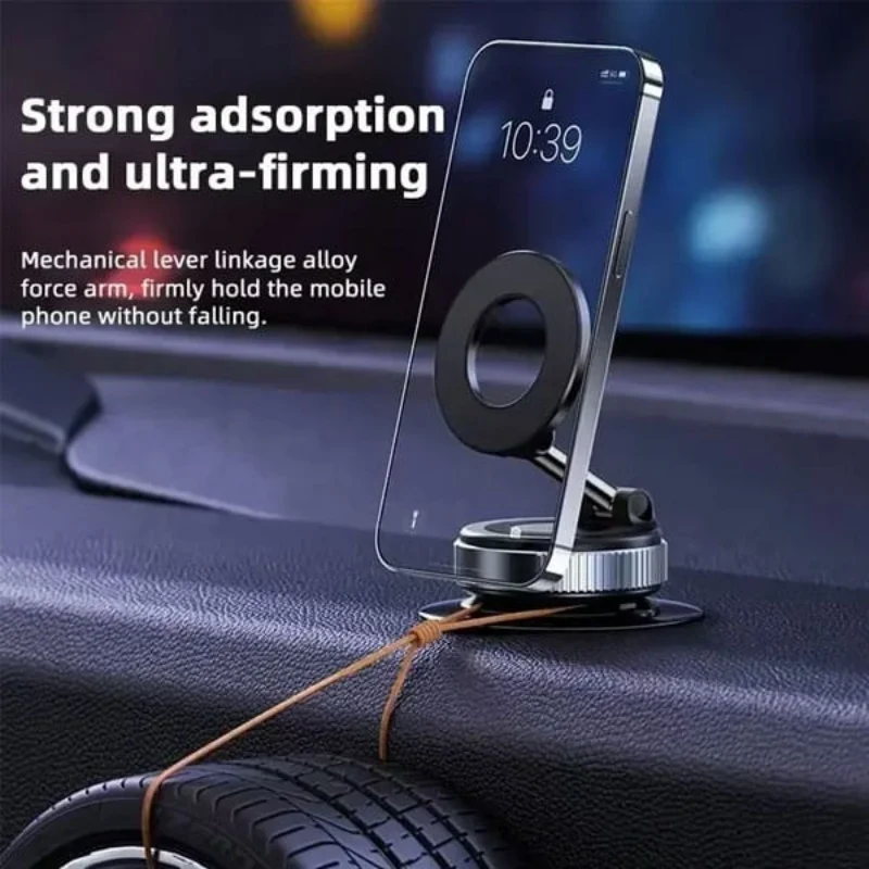 K007 360 Degree Magnetic Car Phone Holder with Strong Suction Base - Image 2