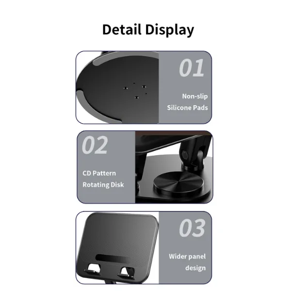 Jmary MK-85 Laptop & Tablet Foldable & Rotatable Stand - Image 4