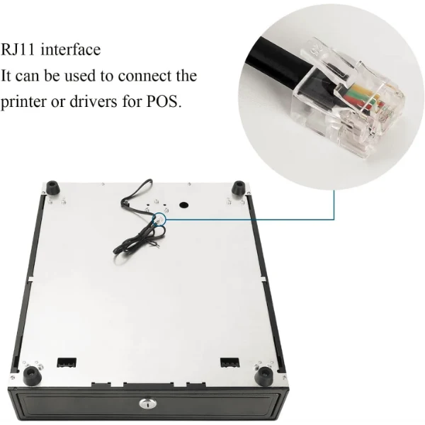 Speed-x Sp-320A 4 Bill 5 Coins High Temperature Paint Cash Drawer - Image 4